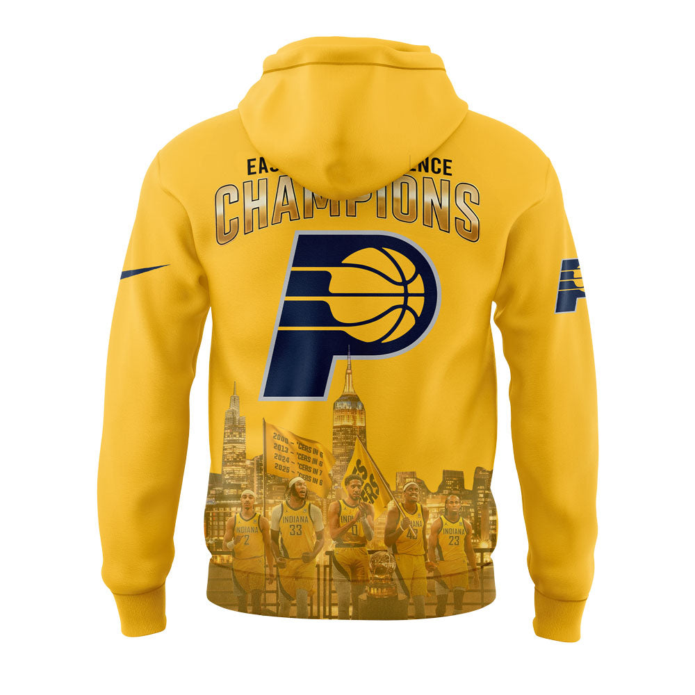 Indiana Pacers EASTERN CONFERENCE CHAMPIONS 2025 Hoodie
