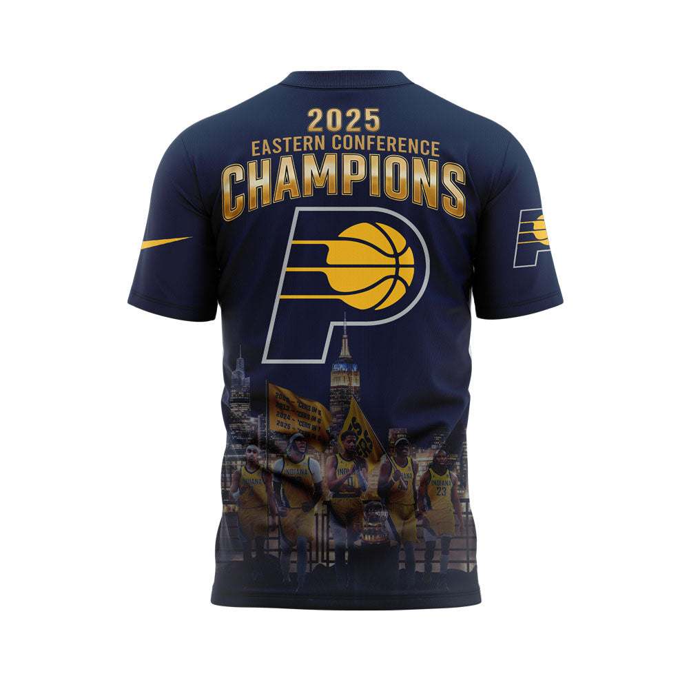Indiana Pacers EASTERN CONFERENCE CHAMPIONS 2025 T-Shirt