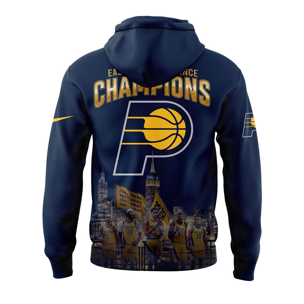 Indiana Pacers EASTERN CONFERENCE CHAMPIONS 2025 Hoodie
