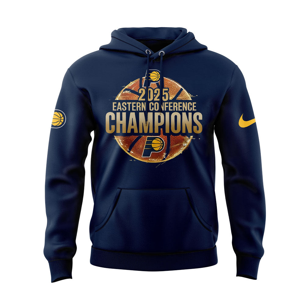Indiana Pacers EASTERN CONFERENCE CHAMPIONS 2025 Hoodie