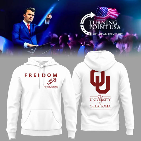 The University Of Oklahoma x Turning Point USA 2025 Hoodie