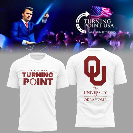 The University Of Oklahoma x Turning Point USA 2025 TShirt