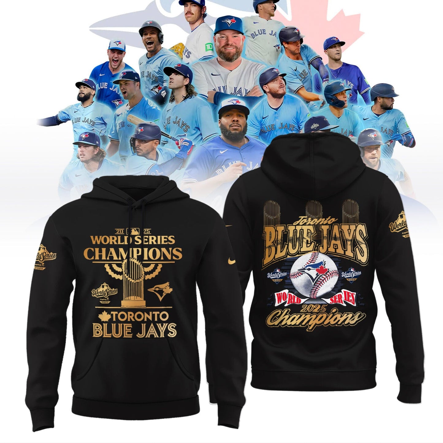 Toronto Blue Jays 2025 World Series Champions Limited Edition Combo Hoodie
