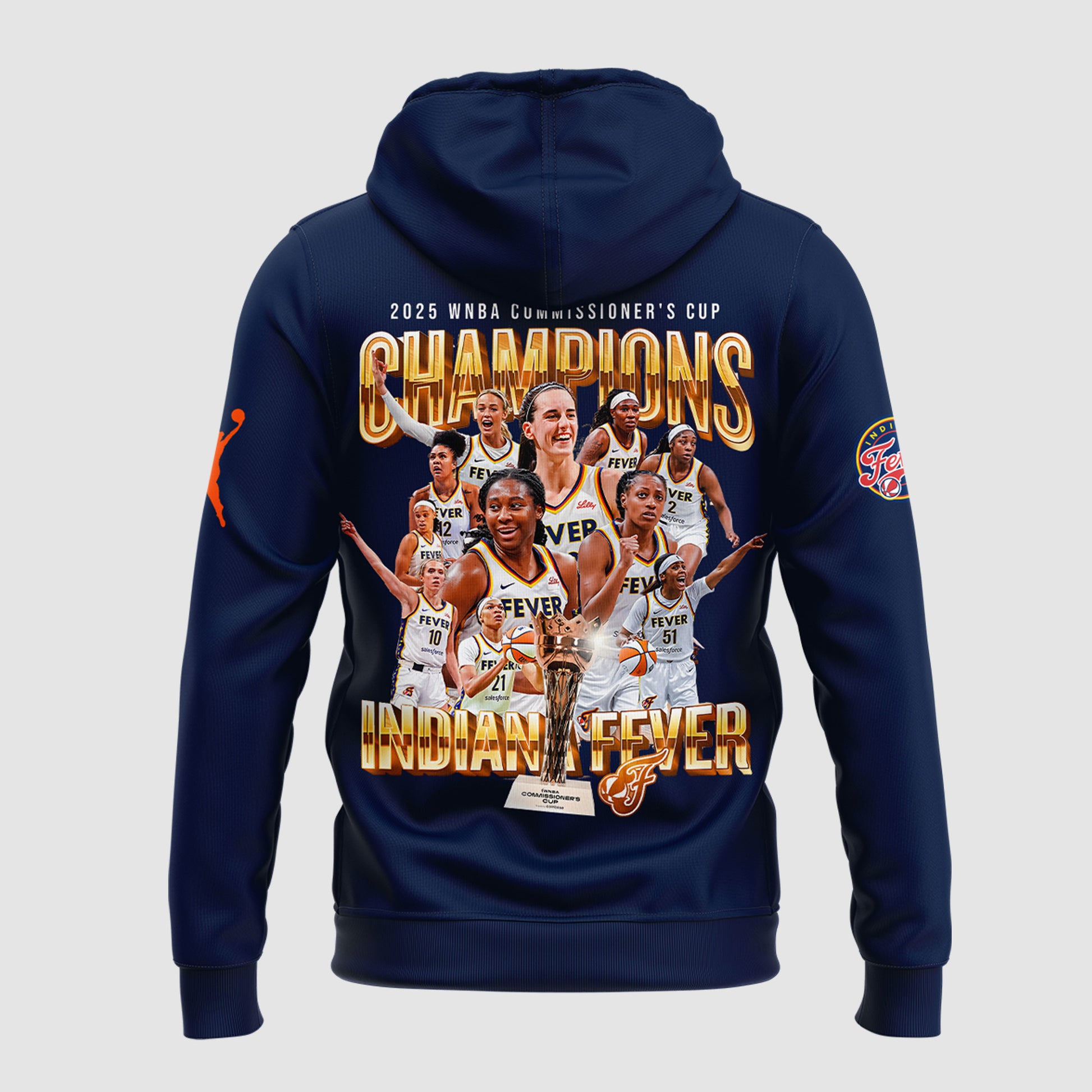 Indiana Fever 2025 WNBA Commissioner's Cup Champions Hoodie