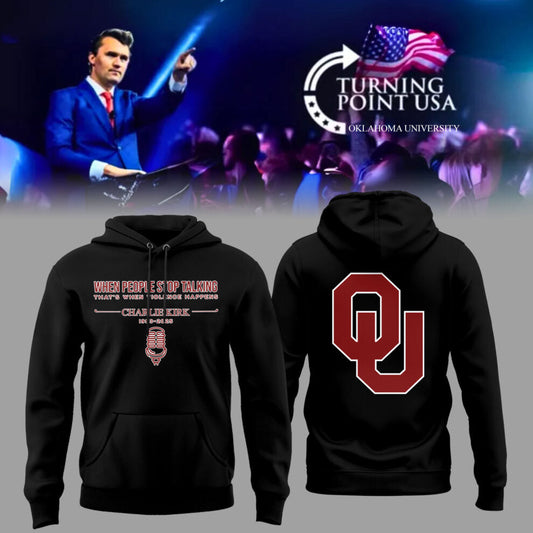 The University Of Oklahoma x Turning Point USA 2025 Hoodie