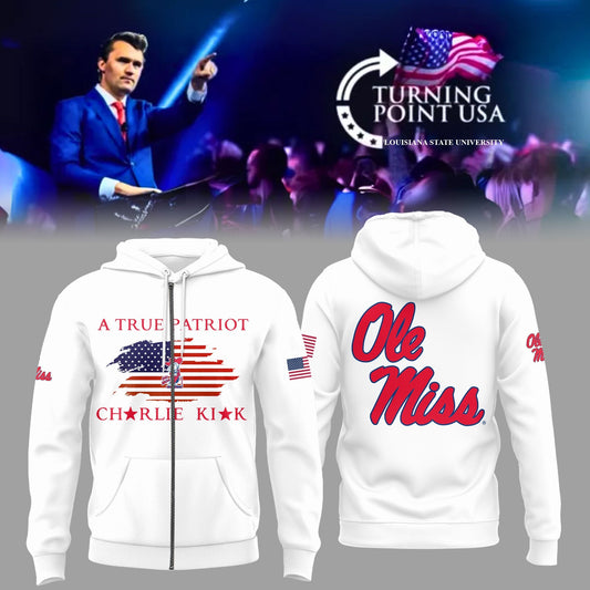 Charlie Kirk Memorial - University of Mississippi Turning Point USA - Mississippi Turning Point Freedom Shirt
