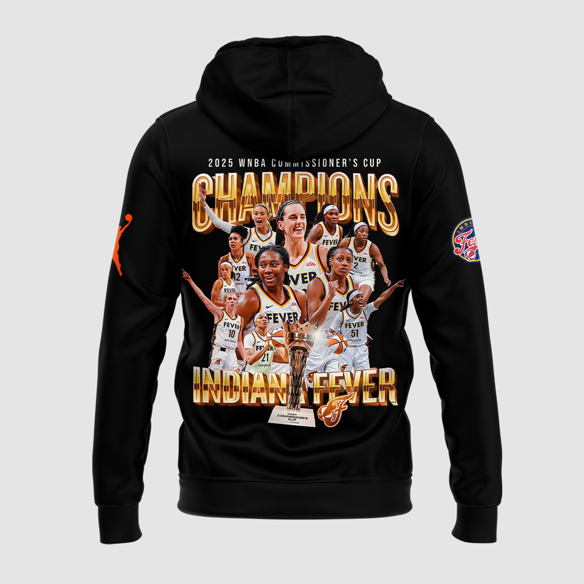 Indiana Fever 2025 WNBA Commissioner's Cup Champions Hoodie