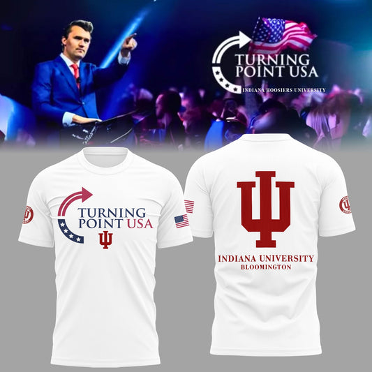 Charlie Kirk Memorial - Indiana University Turning Point USA Shirt - Indiana Turning Point Freedom Shirt
