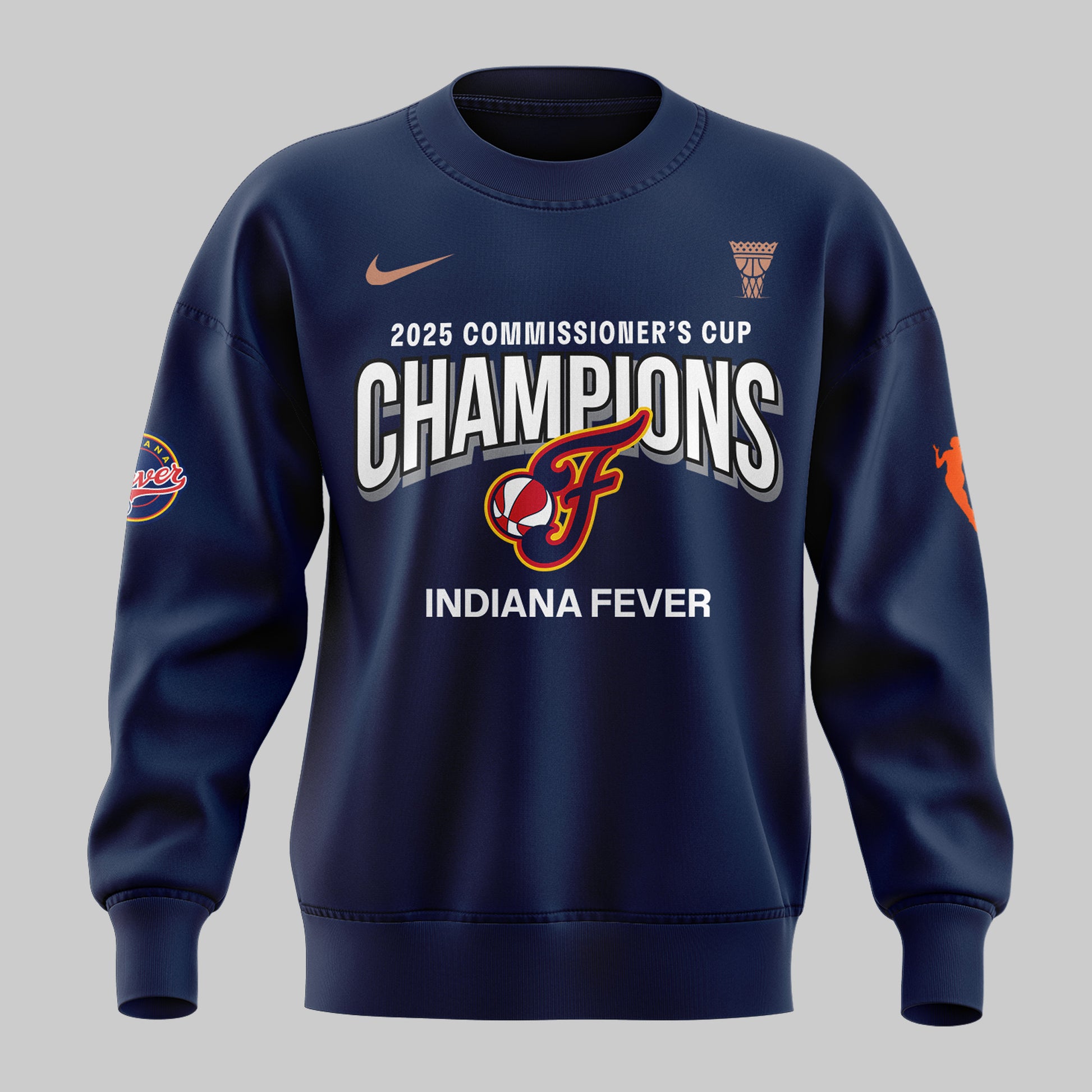 Indiana Fever 2025 WNBA Commissioner's Cup Champions SWEATSHIRT