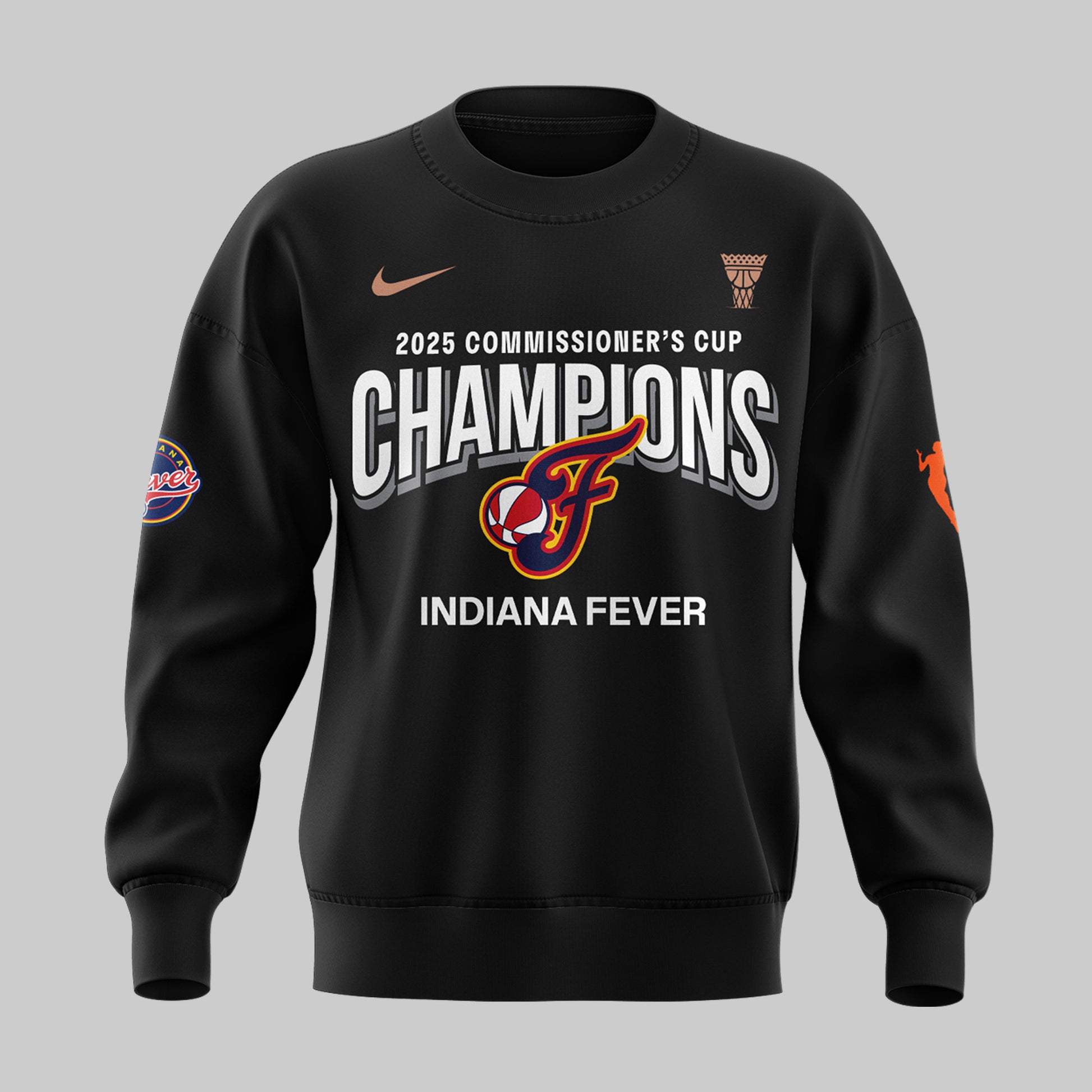 Indiana Fever 2025 WNBA Commissioner's Cup Champions SWEATSHIRT