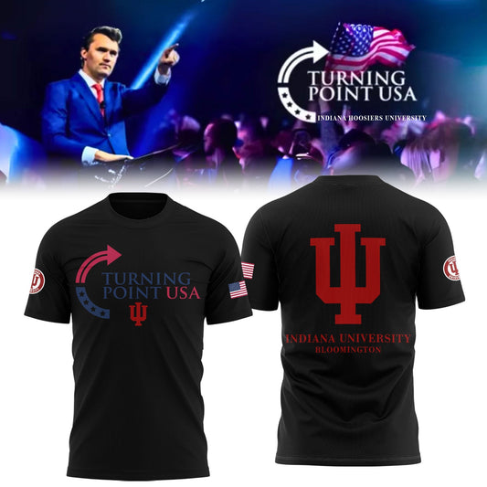 Charlie Kirk Memorial - Indiana University Turning Point USA Shirt - Indiana Turning Point Freedom Shirt