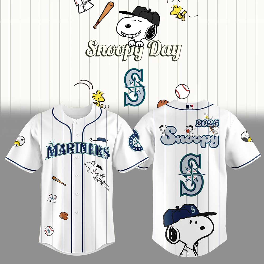 Seattle Mariners Snoopy Day 2025 Limited Edition Jersey