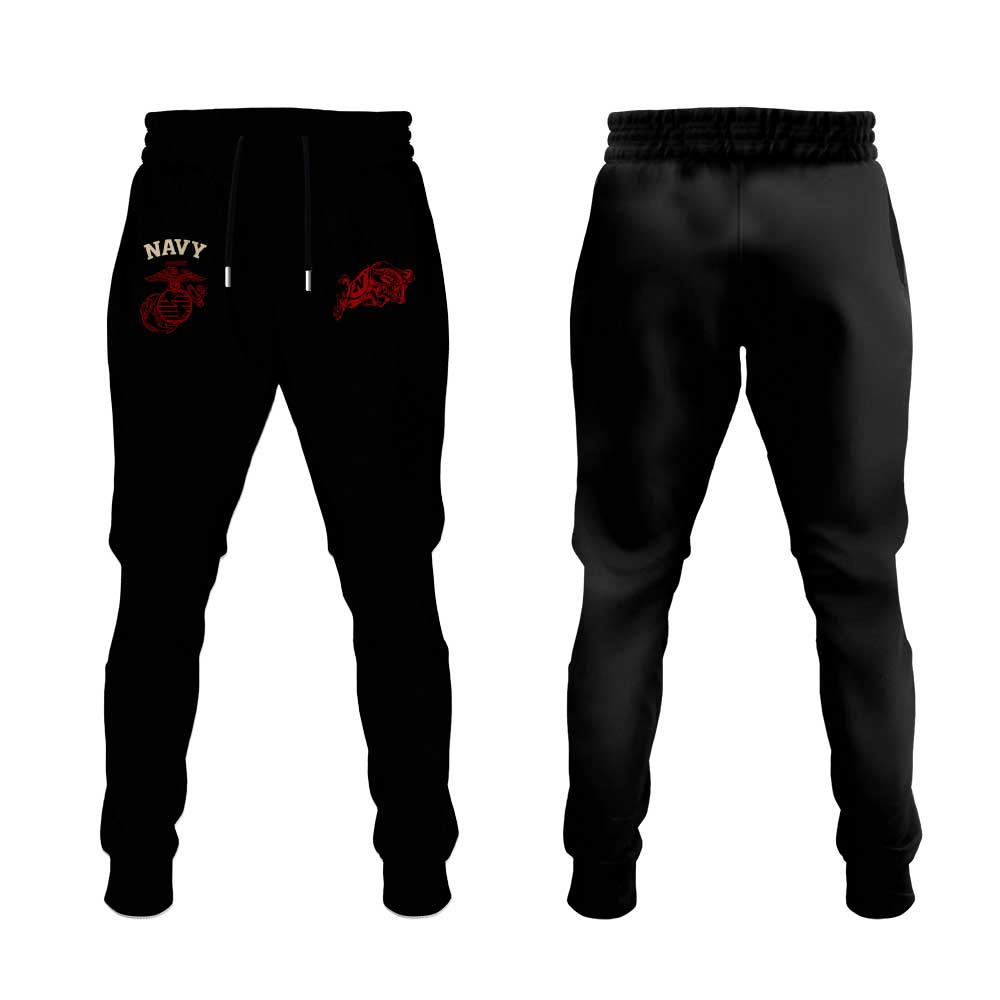 Navy Happy 250th Marines First to Fight Combo Hoodie