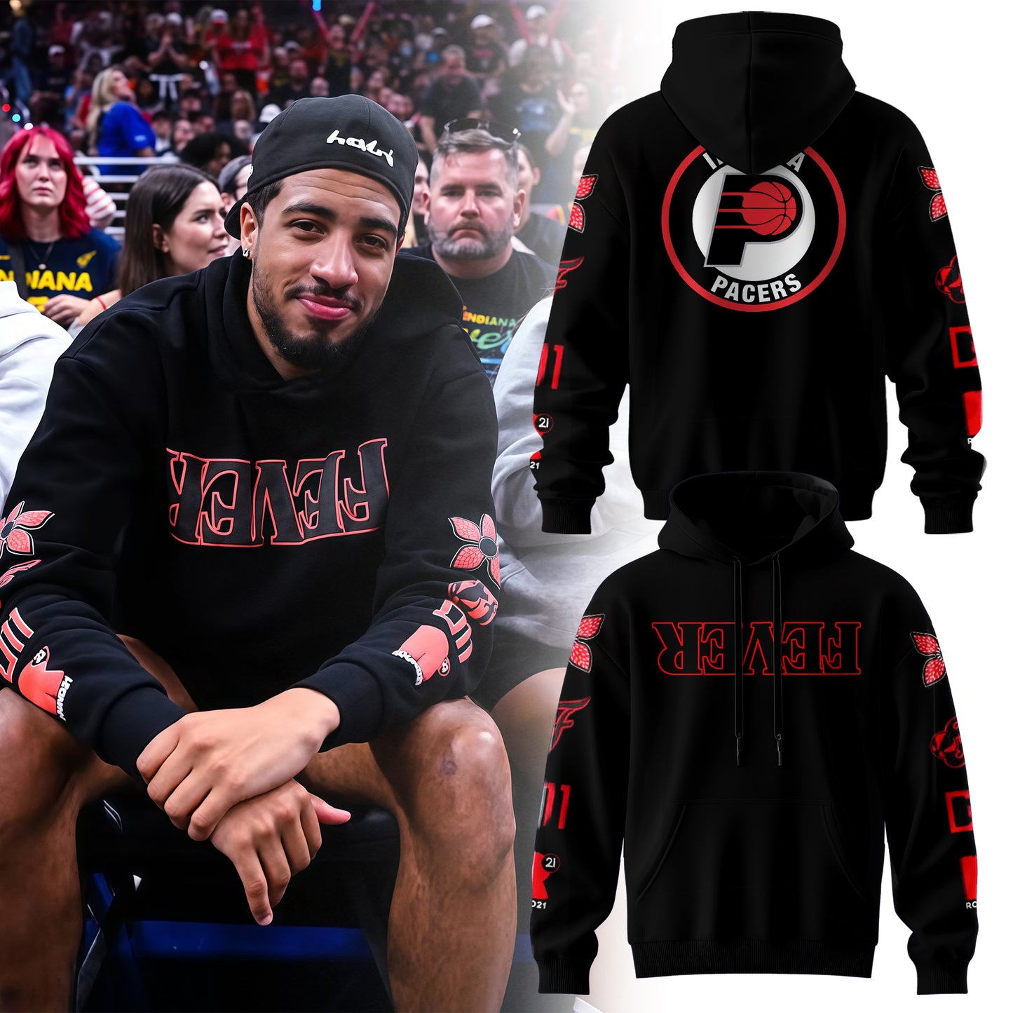 Indiana Fever Stranger Things Hoodie