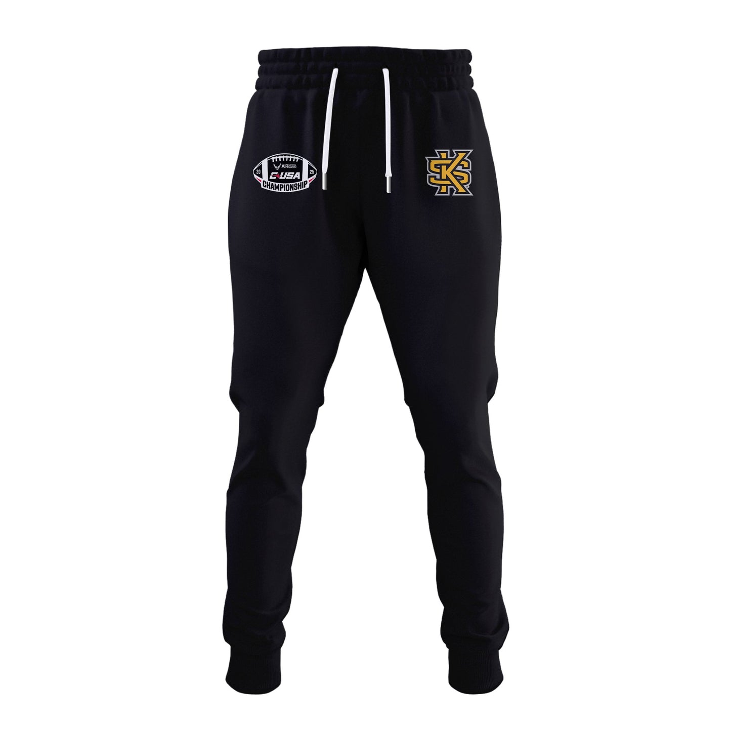 Kennesaw State Football C-USA Championship Black Hoodie - Kennesaw State Football CUSA Champs Merch Design by Tyche Joy