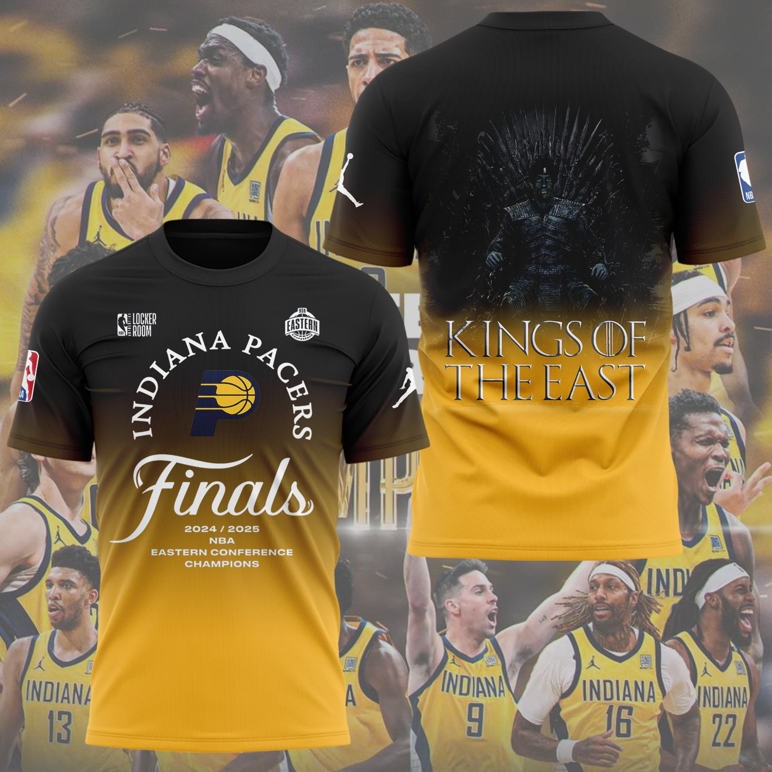 Indiana Pacers EASTERN CONFERENCE CHAMPIONS 2025 T-Shirt