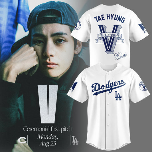 Tae-Hyung x Los Angeles Dodgers Jersey Special Version
