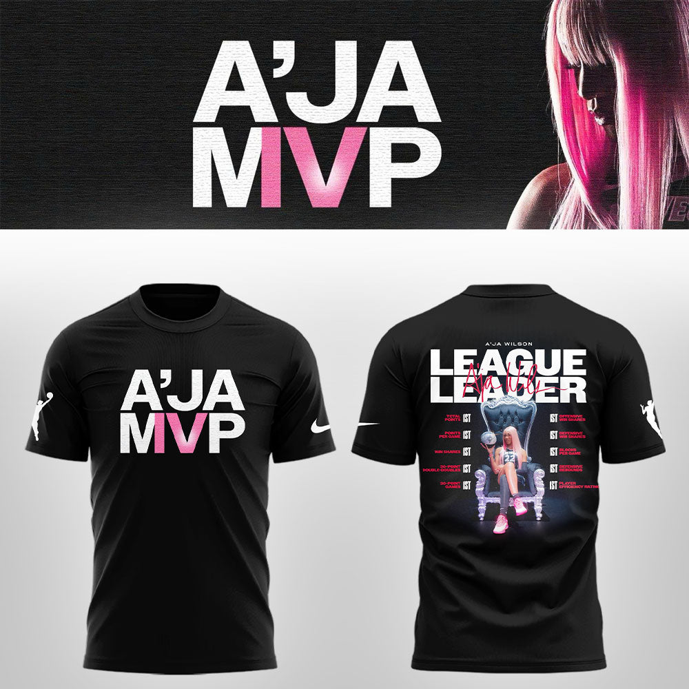 Limited Edition Las Vegas Aces x A'JA MVP 2025 T-Shirt