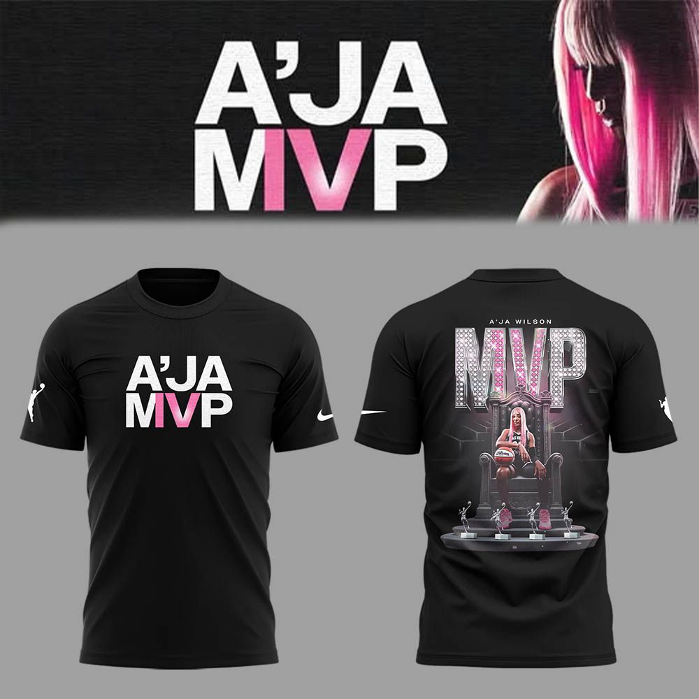 Limited Edition Las Vegas Aces x A'JA MVP 2025 T-Shirt