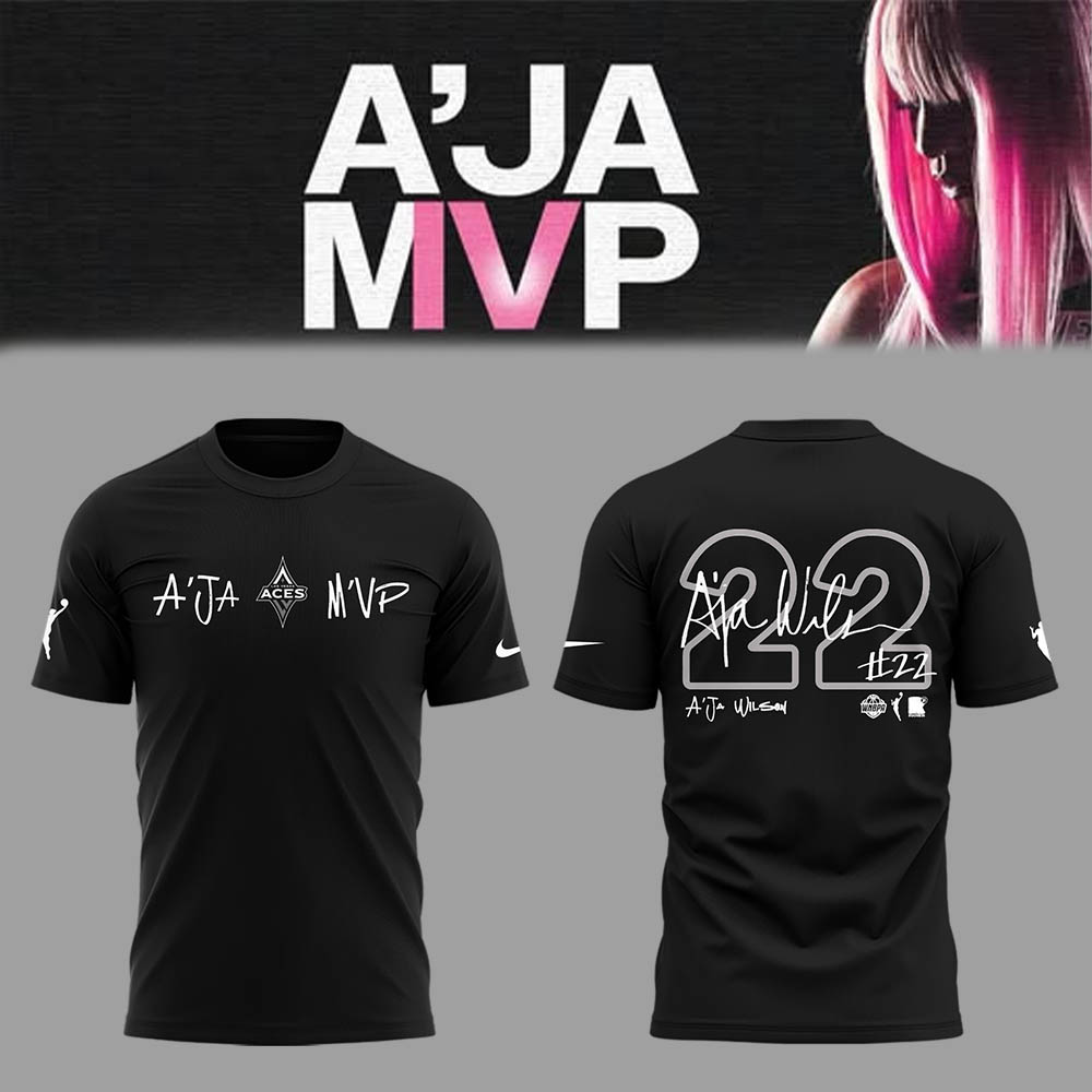 Limited Edition Las Vegas Aces x A'JA MVP 2025 T-Shirt