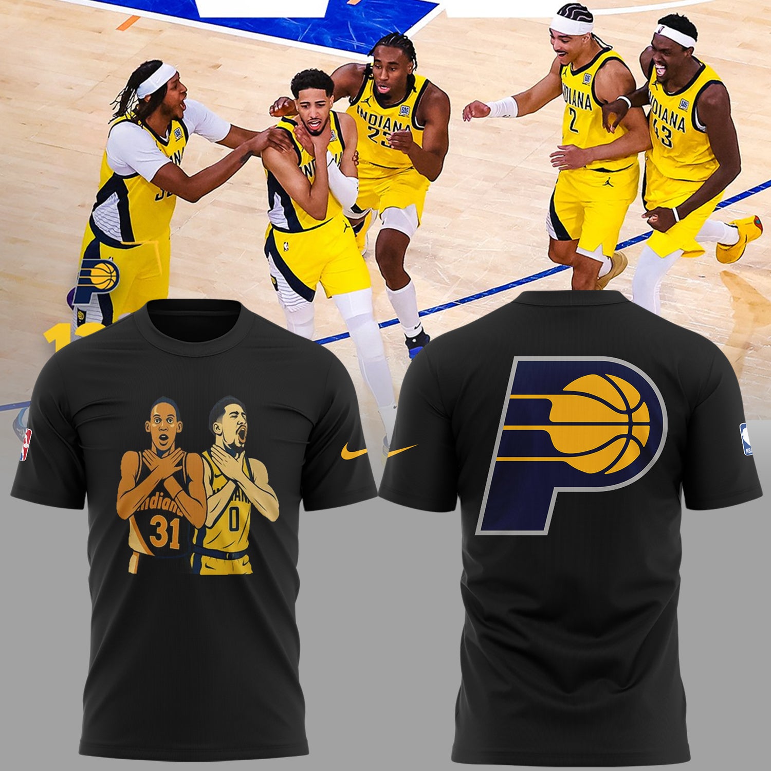 Indiana Pacers 'Legacy Signal' 2025 T-Shirt
