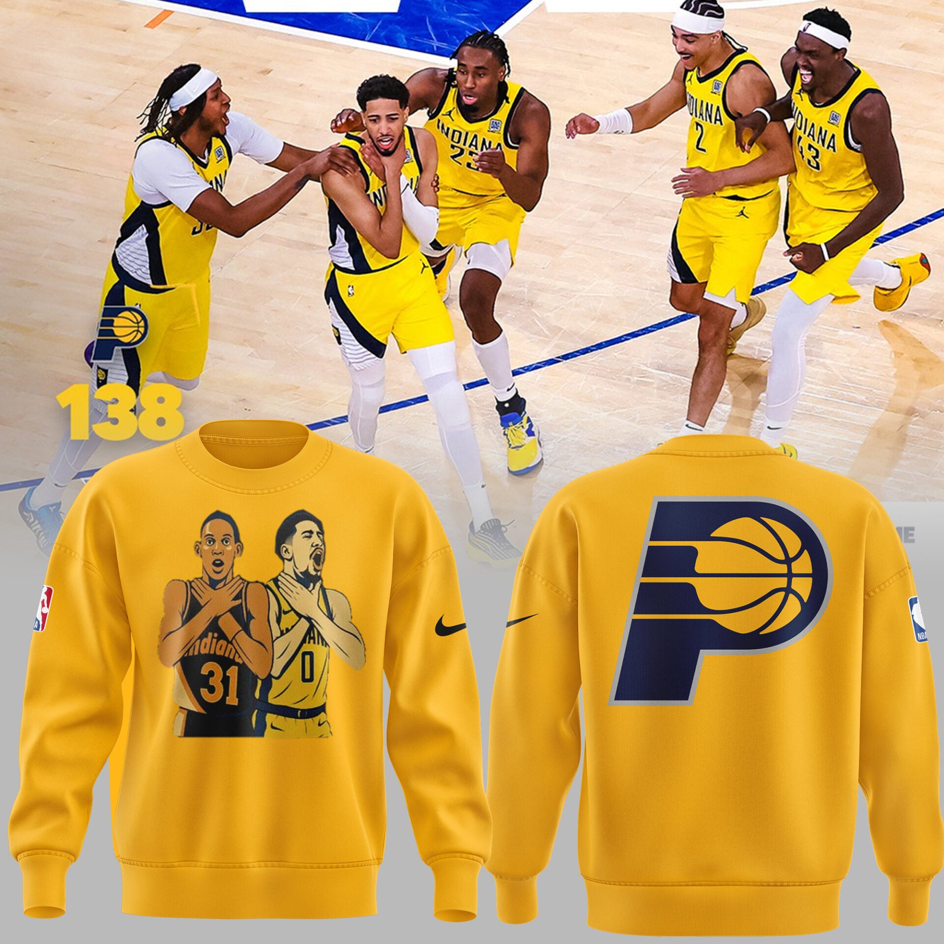 Indiana Pacers ‘Legacy Signal’ 2025 Sweatshirt
