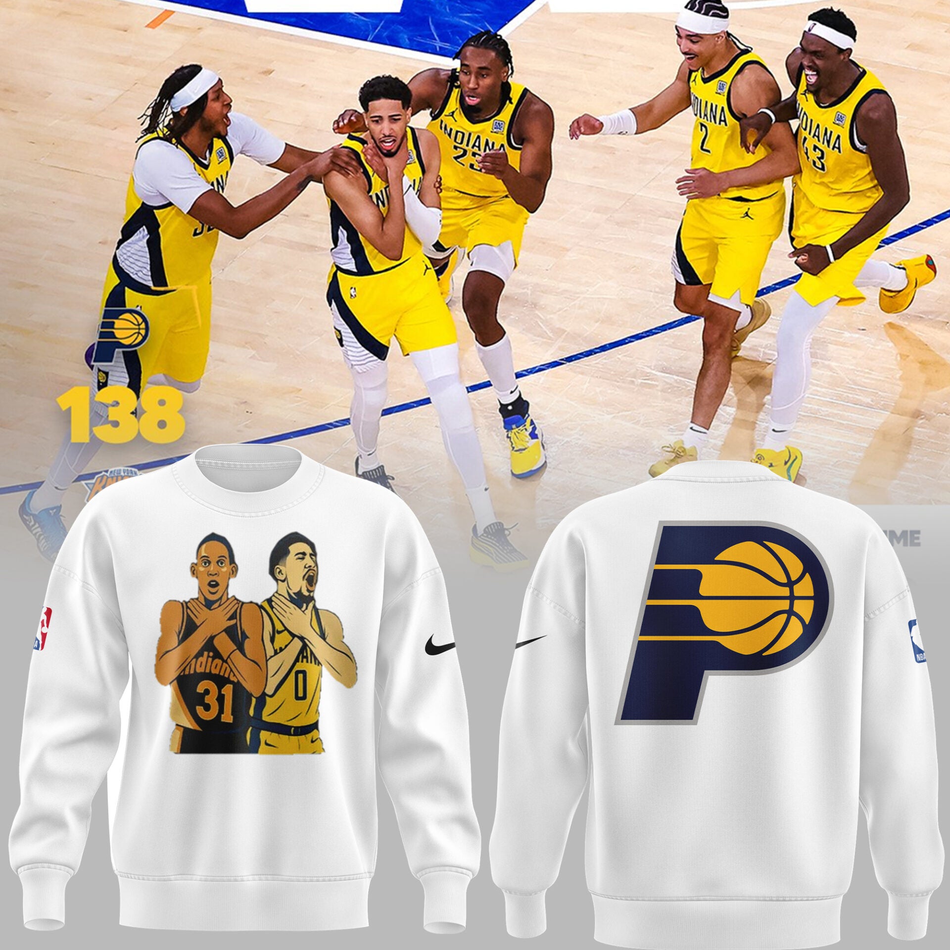 Indiana Pacers ‘Legacy Signal’ 2025 Sweatshirt