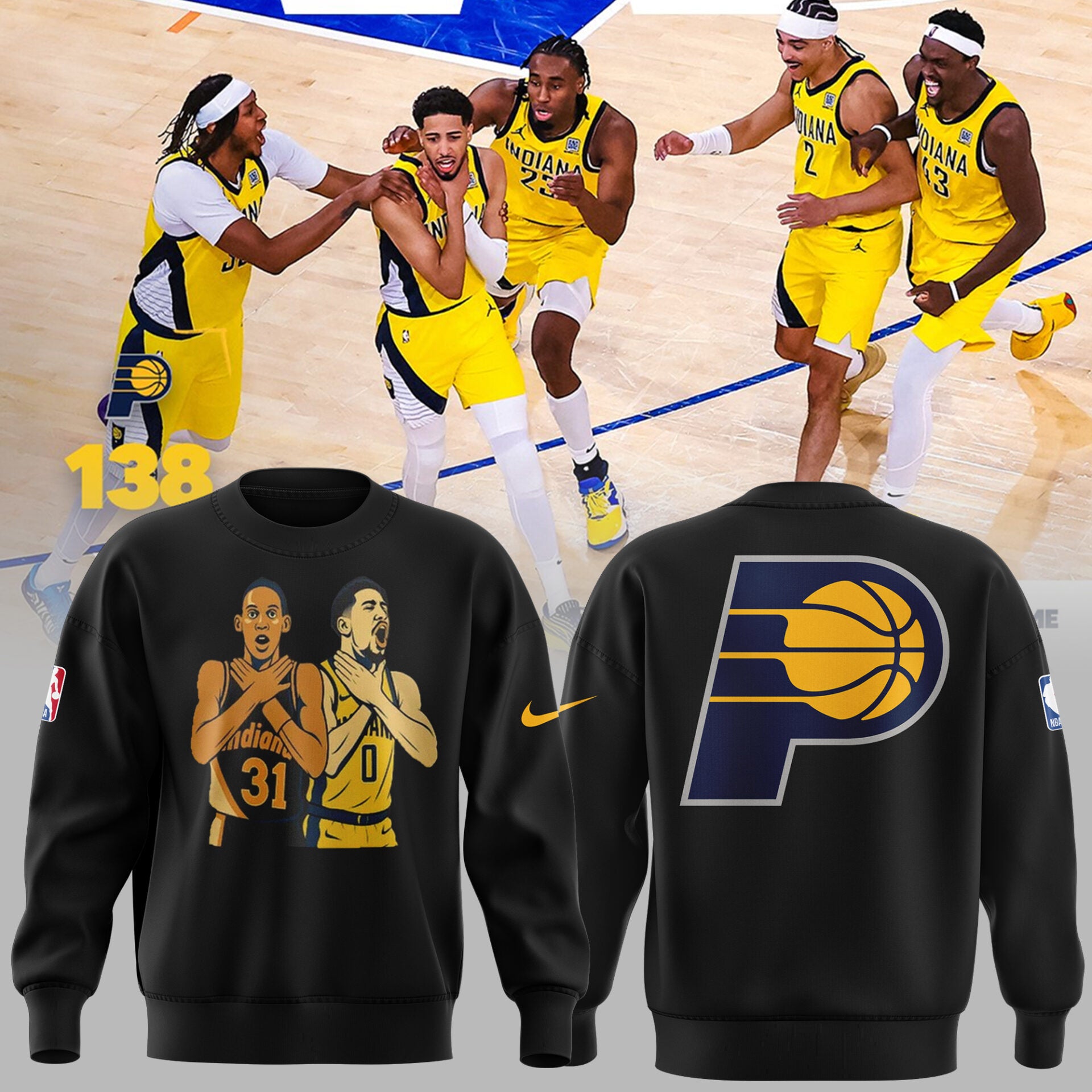 Indiana Pacers ‘Legacy Signal’ 2025 Sweatshirt