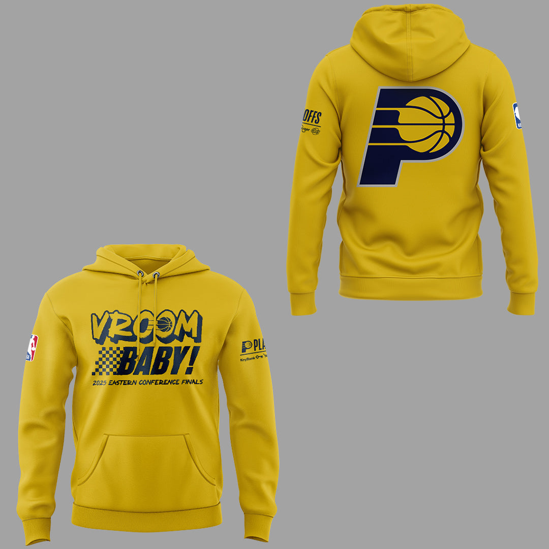 Indiana Pacers Vroom Baby 2025 Hoodie