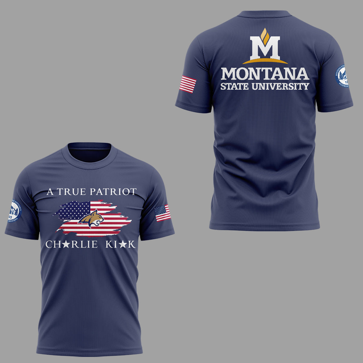 University Of Montana State x Turning Point USA 2025 TShirt