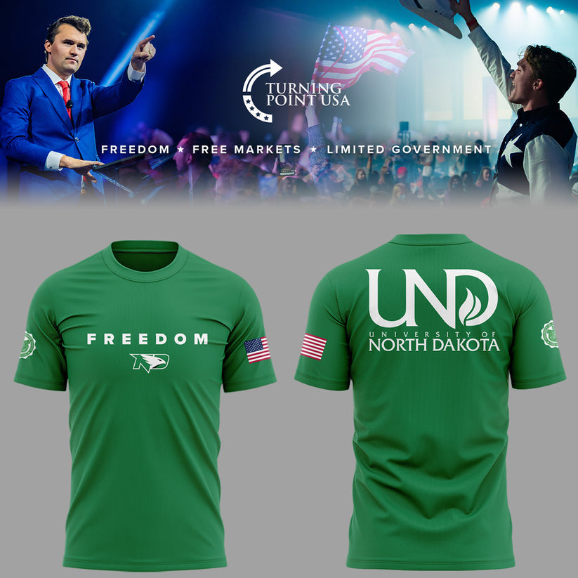 University Of North Dakota x Turning Point USA 2025 TShirt