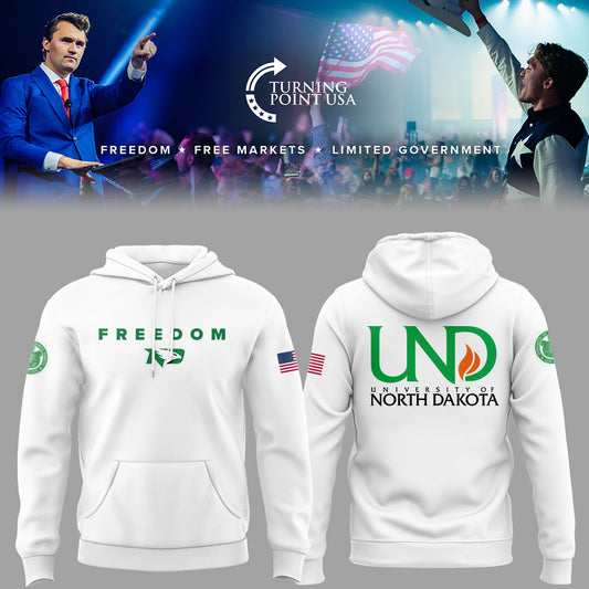 University Of North Dakota x Turning Point USA 2025 Hoodie