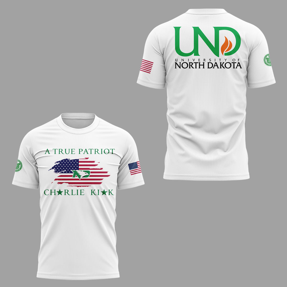 University Of North Dakota x Turning Point USA 2025 TShirt
