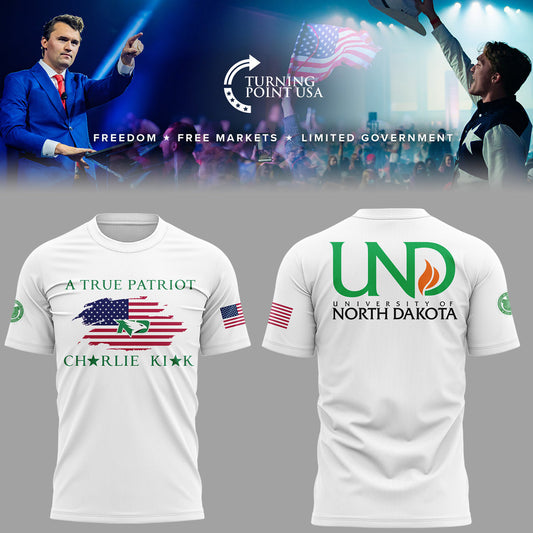 University Of North Dakota x Turning Point USA 2025 TShirt