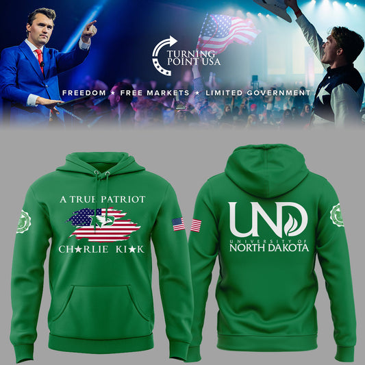 University Of North Dakota x Turning Point USA 2025 Hoodie