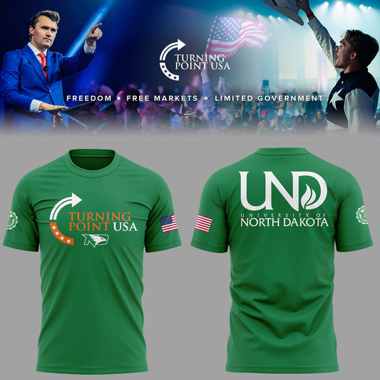 University Of North Dakota x Turning Point USA 2025 TShirt