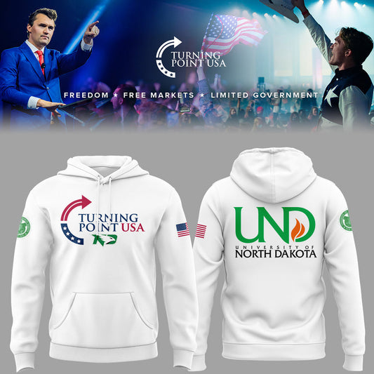 University Of North Dakota x Turning Point USA 2025 Hoodie