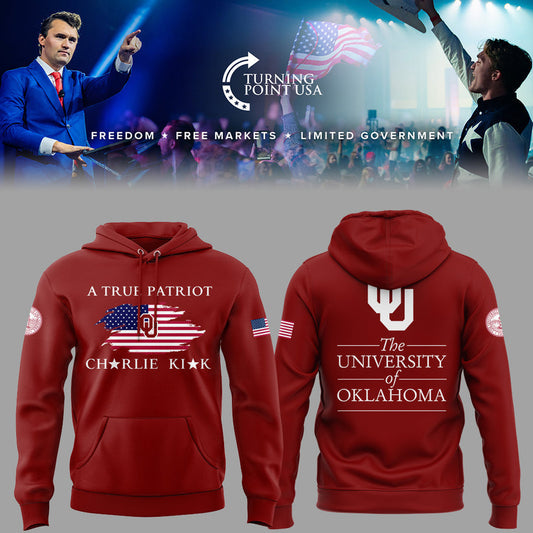 The University Of Oklahoma x Turning Point USA 2025 Hoodie