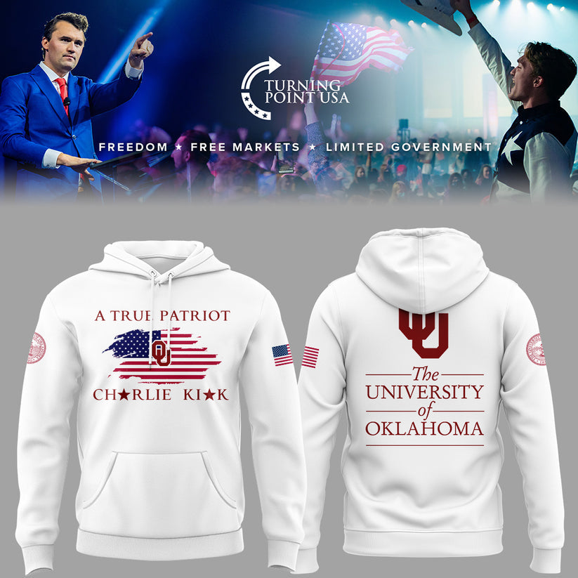 The University Of Oklahoma x Turning Point USA 2025 Hoodie