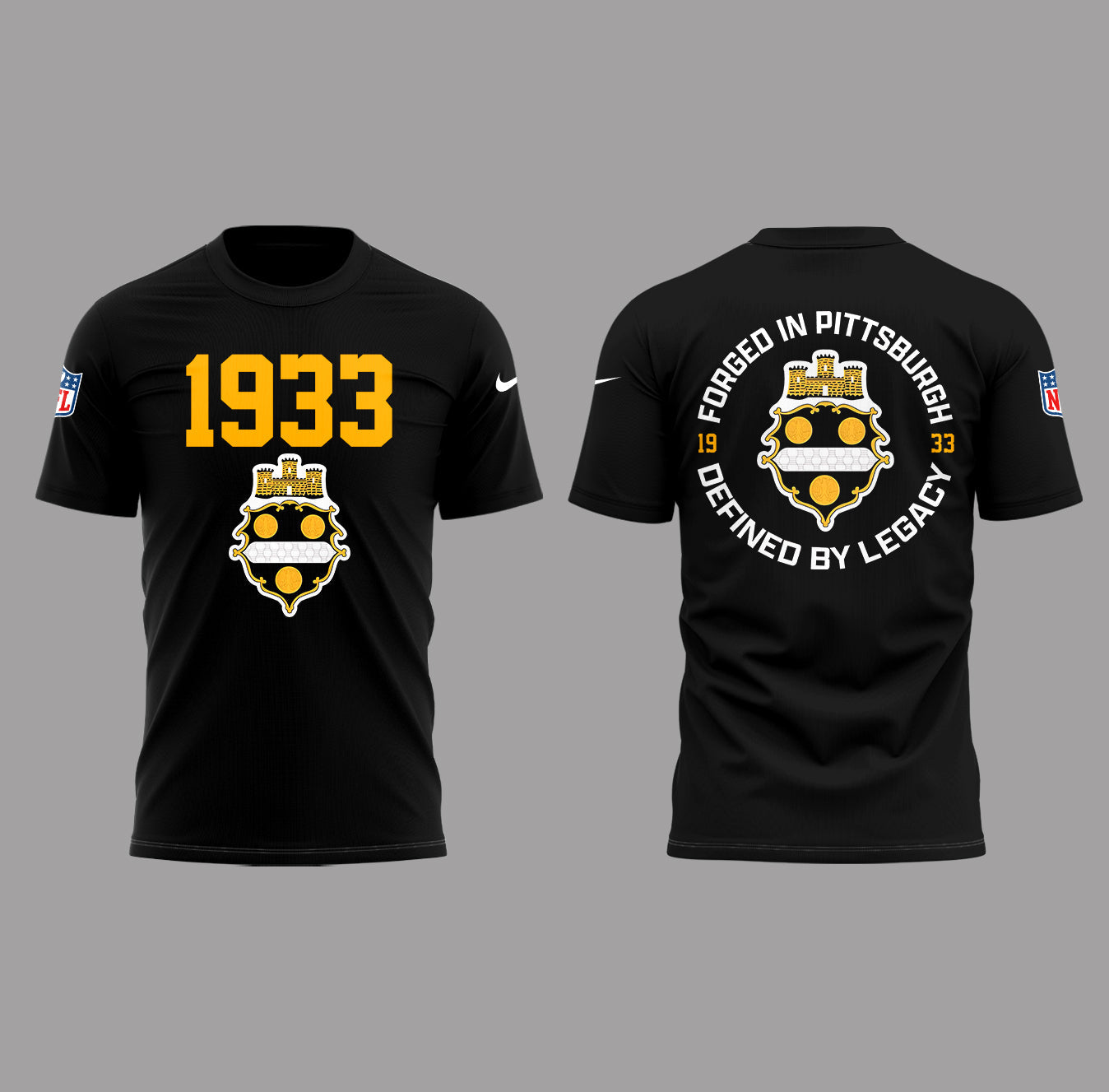 Steeler Nation Shirt - Pittsburgh Steelers The 1933 Legacy Collection T-Shirt