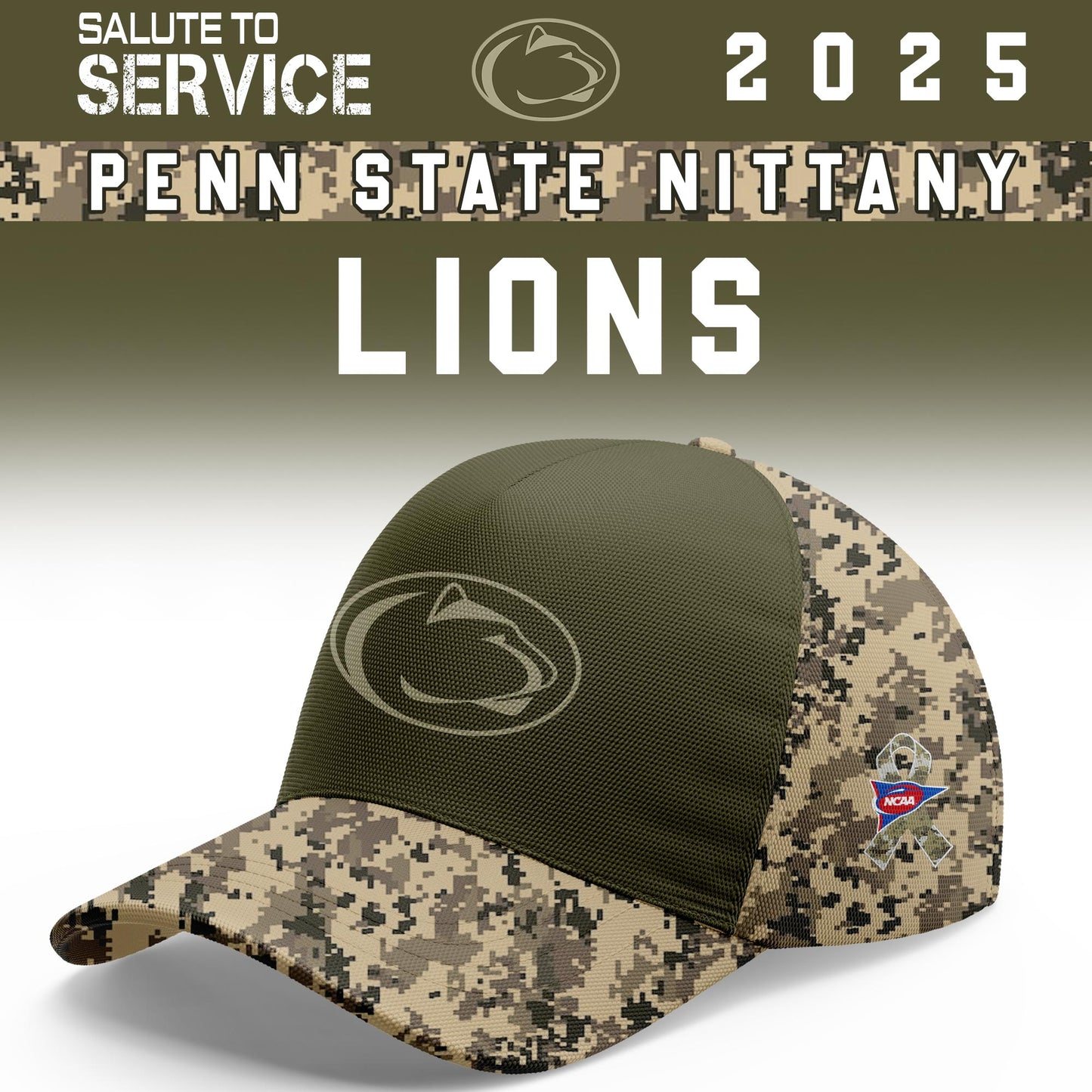 Penn State Nittany Lions Salute To Service Limited Hoodie and Cap 2025 Collection