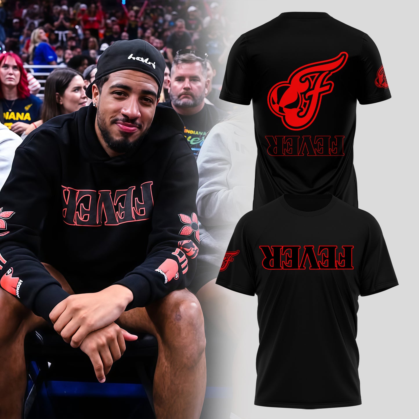 Indiana Fever Limited Edition Stranger Things T-Shirt