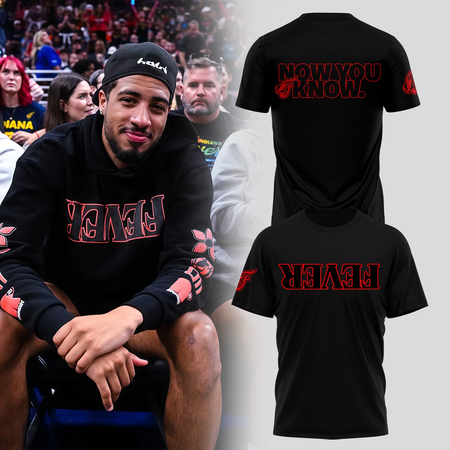 Indiana Fever Limited Edition Stranger Things T-Shirt