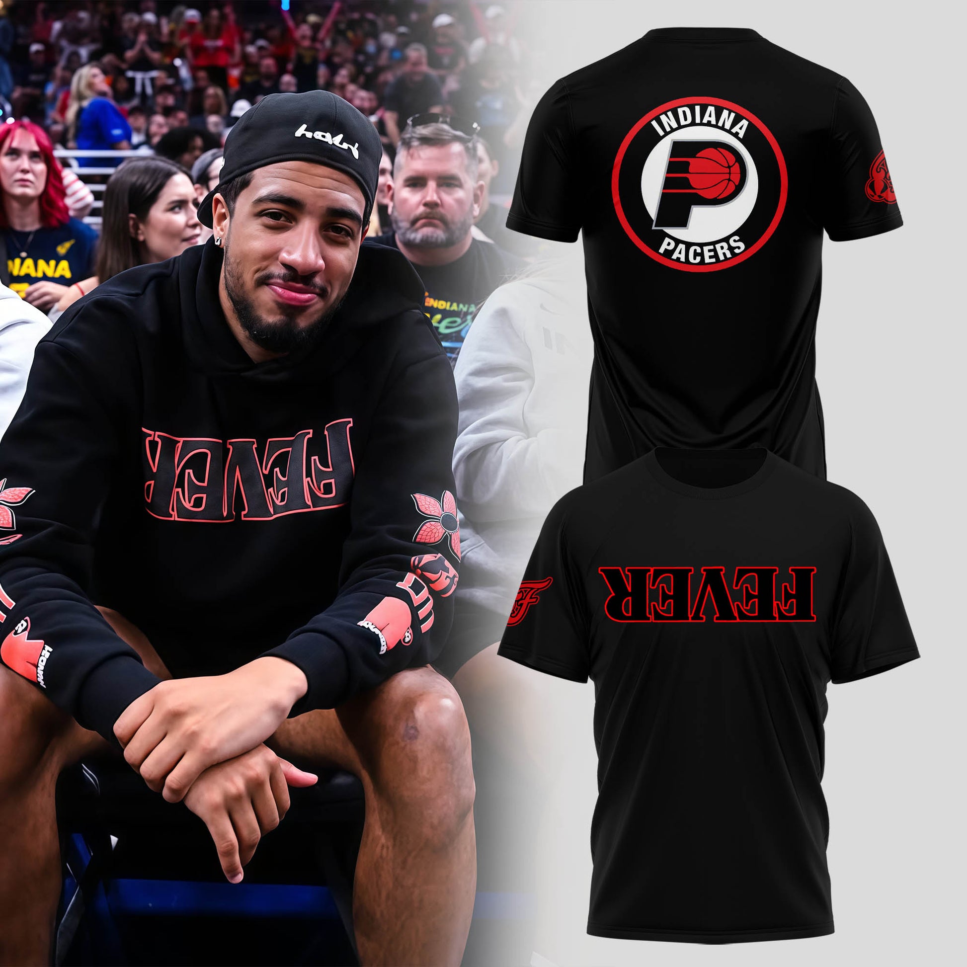 Indiana Fever Limited Edition Stranger Things T-Shirt