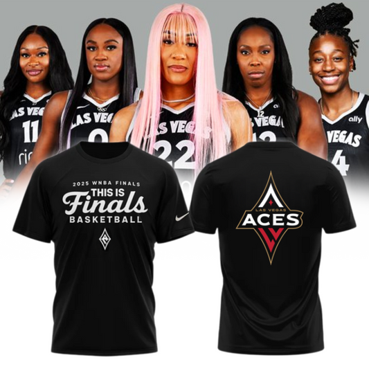 Las Vegas Aces 2025 Playoffs T-Shirt – Raise The Stakes v1