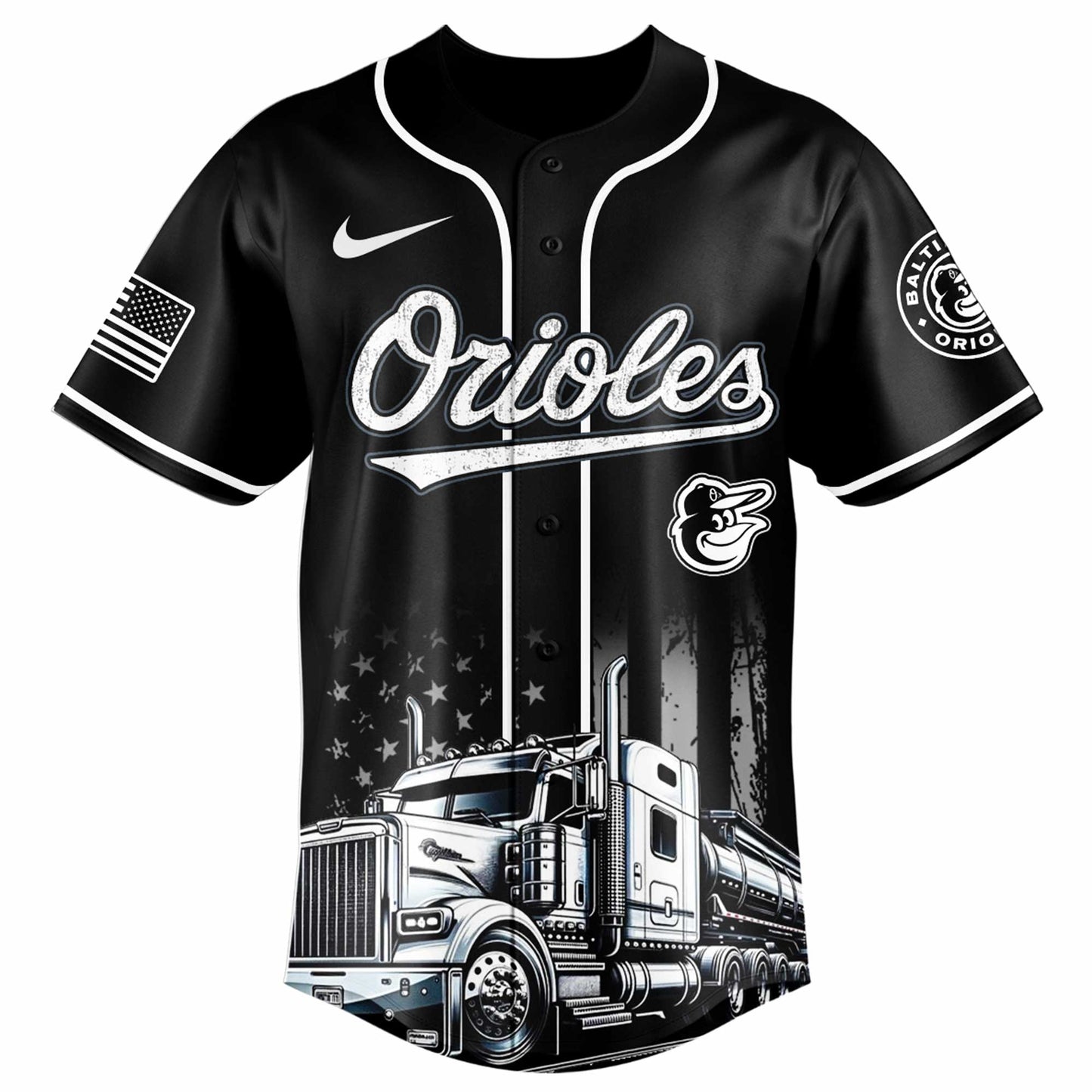 Baltimore Orioles Nation Truck Driver Appreciation Week Limited Edition Jersey 2025