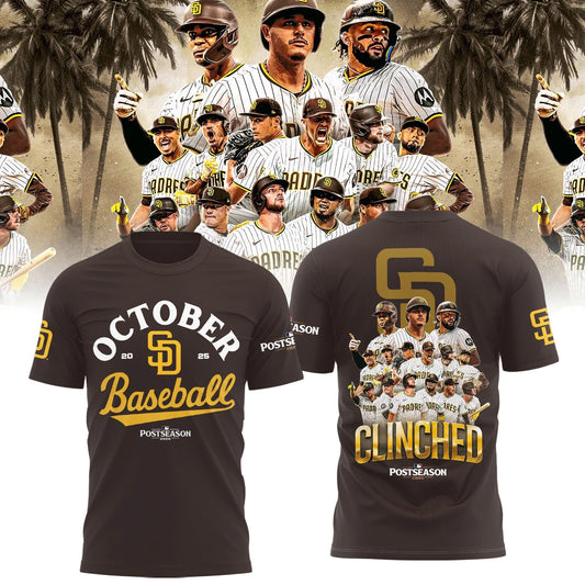 San Diego Padres October 2025 Postseason T-Shirt