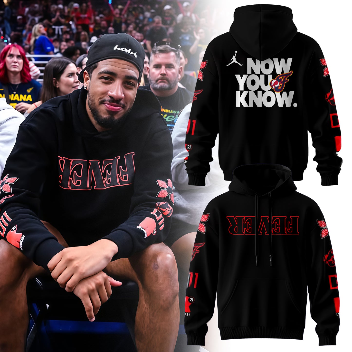 Indiana Fever Stranger Things Hoodie