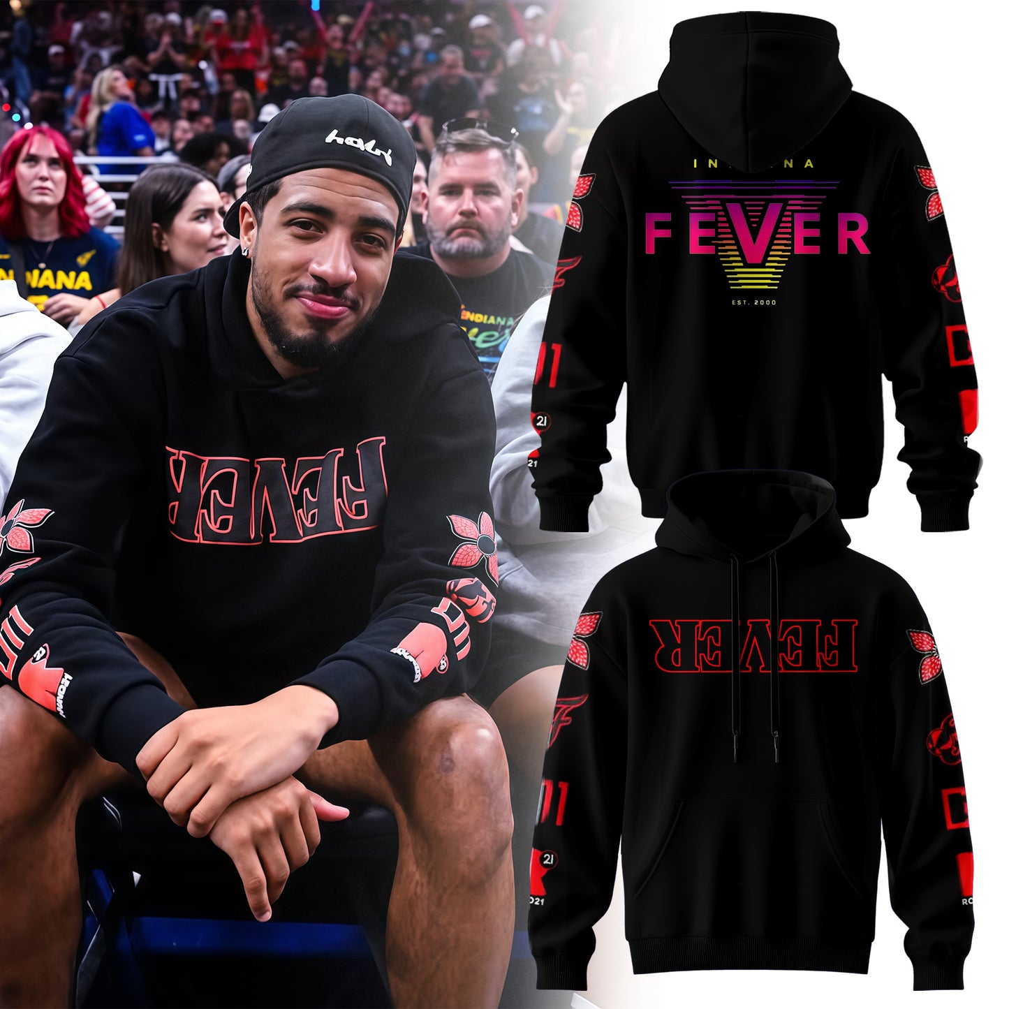 Indiana Fever Stranger Things Hoodie