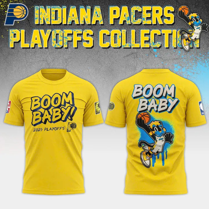 Indiana Pacers Boom Baby 2025 T-Shirt